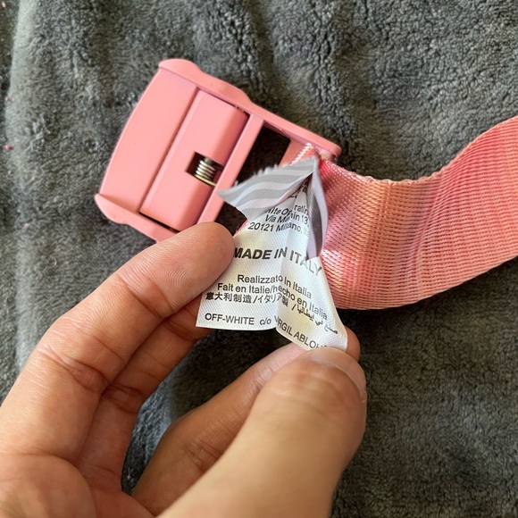 Off white Industrial Belt - Picture 6 of 8